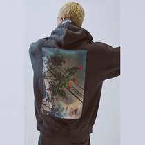 Brand new FOG Essentials reline floral treehead hooded sweatshirt Fall sweatshirt loose casual even cap