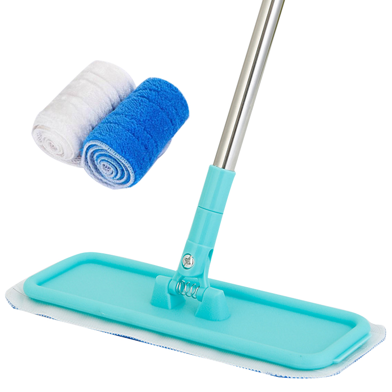 Light flat mop wooden floor mop flat electrostatic mop mop tile mop mop delivery scraper