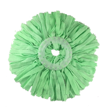 Universal strip mop head Haoshen round mop head non-pure cotton thread rotating floor mop head terry cloth replacement head