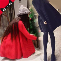 Korean version of pregnant women autumn suit fashion tide mother long knitted sweater dress for pregnant women autumn and winter skirt