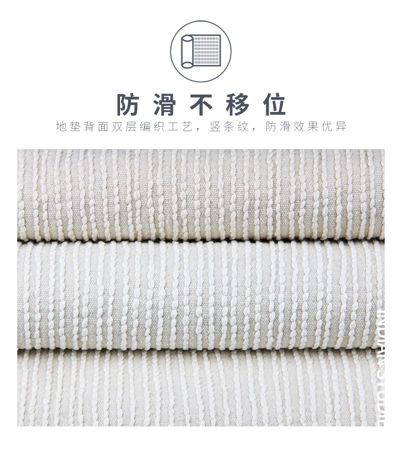 Ấn Độ nhập khẩu khách sạn dày sàn mat phòng tắm thấm thảm phòng tắm bông mat chống trượt nhà thảm - Thảm sàn thảm gai nhựa