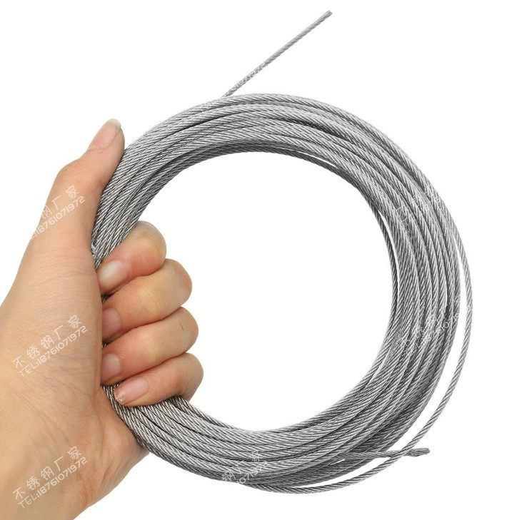 2mm thick authentic 304 stainless steel wire wire soft multi-strand soft wire rope drying rope drying curtain