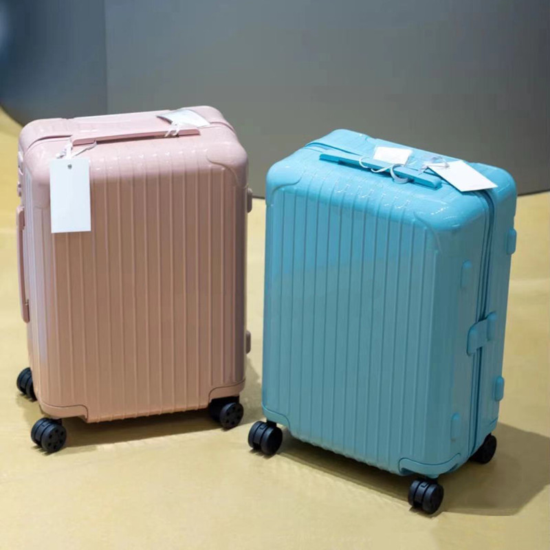Fresh and Simple Suitcase for Women ins Internet Celebrity Spinner Zipper Suitcase 32inch Large Capacity Trendy Trolley Case for Men