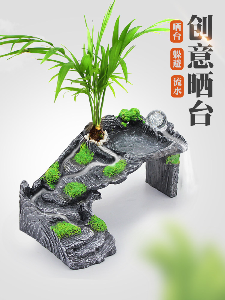 Turtle basking platform Climbing platform No 1 water turtle Tank Landscaping Floating Island Climbing Brazilian Turtle Basking platform Avoiding cave Basking Platform