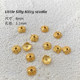 18k gold plated ພື້ນຖານ tori flower cap spacer diy beaded bracelet metal material