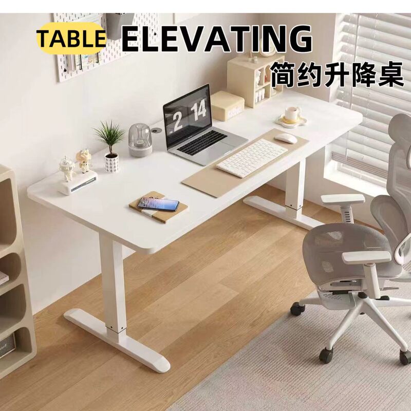 Electric Lifting Table, Writing Desk, Computer Desk, Bedroom Home E-Sports Table, Desk, Simple Rectangular Workbench