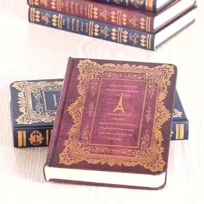 Quartet partner 64K round back hardcover notebook retro hard face copy diary exquisite small book Magic Book