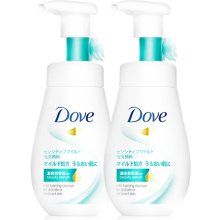 59元包邮  Dove/多芬日本进口敏感肌氨基酸洁面慕斯洗面奶160ml*2