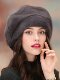 Mink Fur Hat for Women, Korean Style, Winter Warm Ear Protection, Whole Mink Beret, Fur Hat for Women, Winter Mink Fur