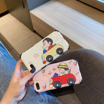 OPPOa7 mobile phone case four-corner anti-drop protective cover cute cartoon car couple cute a7x mobile phone case net red silicone non-slip protective cover Japanese and Korean girl A7 mobile phone case