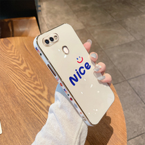 OPPOR15 mobile phone case electroplating r15 dream version shell all-inclusive anti-drop cover oppor17 Net red silicone r17pro soft shell personality advanced sense straight side simple womens new products