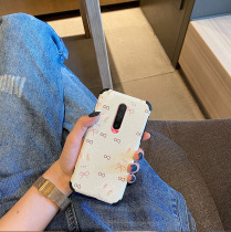 Xiaomi K30 mobile phone case net red cute rabbit millet K30pro powder bow small love anti-fall Red Rice note8pro mobile phone case creative hipster silicone soft shell female protective cover