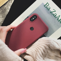 Net red Tongan Xiaomi mix2s mobile phone shell silicone gel millet mix2s mobile phone cover Womens all-bag ultra thin frosted male Xiaomi mix2s new phone sleeve anti-fall hanging rope protection lens