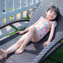 Girls one-piece swimsuit summer 2021 New Korean swimsuit baby children Princess Summer Seaside swimsuit