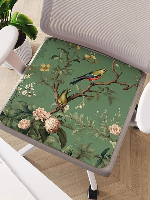 Ice Silk Breathable Summer Chair Cushion Butt Pad Summer Cooling Mat Dining Chair Stool Cushion Office Long-Sitting Chair Cushion
