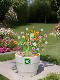 New Special-Purpose Fixed Flower Stand, Sunflower Stand, Peacock-Shaped Flower Stand, Balcony Flower Support Stand, Sunflower