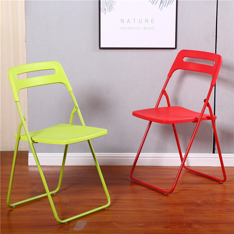 Net red chair lamp core suede folding chair Nordic minimalist book table and chairs Office chair computer chair dining chair Negotiations chair training chair