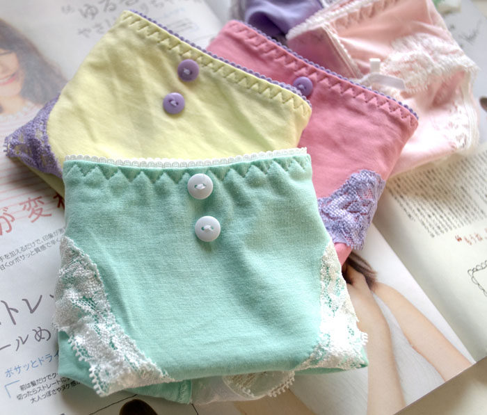 Slip jeunesse simple en coton - Ref 669146 Image 50