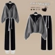 Толстовка, черные штаны, комплект