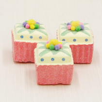 Christmas scene decoration Christmas Tree pendant decoration Pink cake foam pendant Window decoration pendant