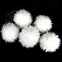 Anyang Christmas jewelry Christmas pendant window Wedding supermarket shopping mall scene layout Foam snowball freezing effect