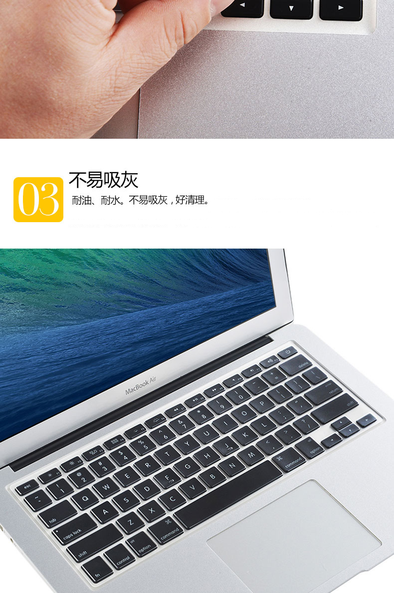 Macbook apple pro13.3 máy tính xách tay air13 inch bàn phím phim mac12 dán bảo vệ 15 phụ kiện máy tính air11.6 trong suốt bảo hiểm đầy đủ chống bụi silicone