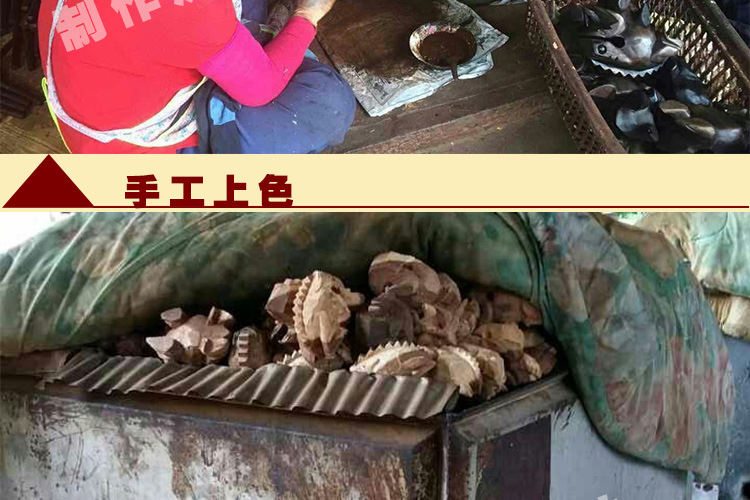 泰国木质青蛙摆件饰旅游纪念手工艺礼品木雕蟾蜍创意发声儿童玩具