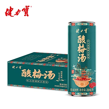 【健力宝】酸梅汤饮料310ml×15罐