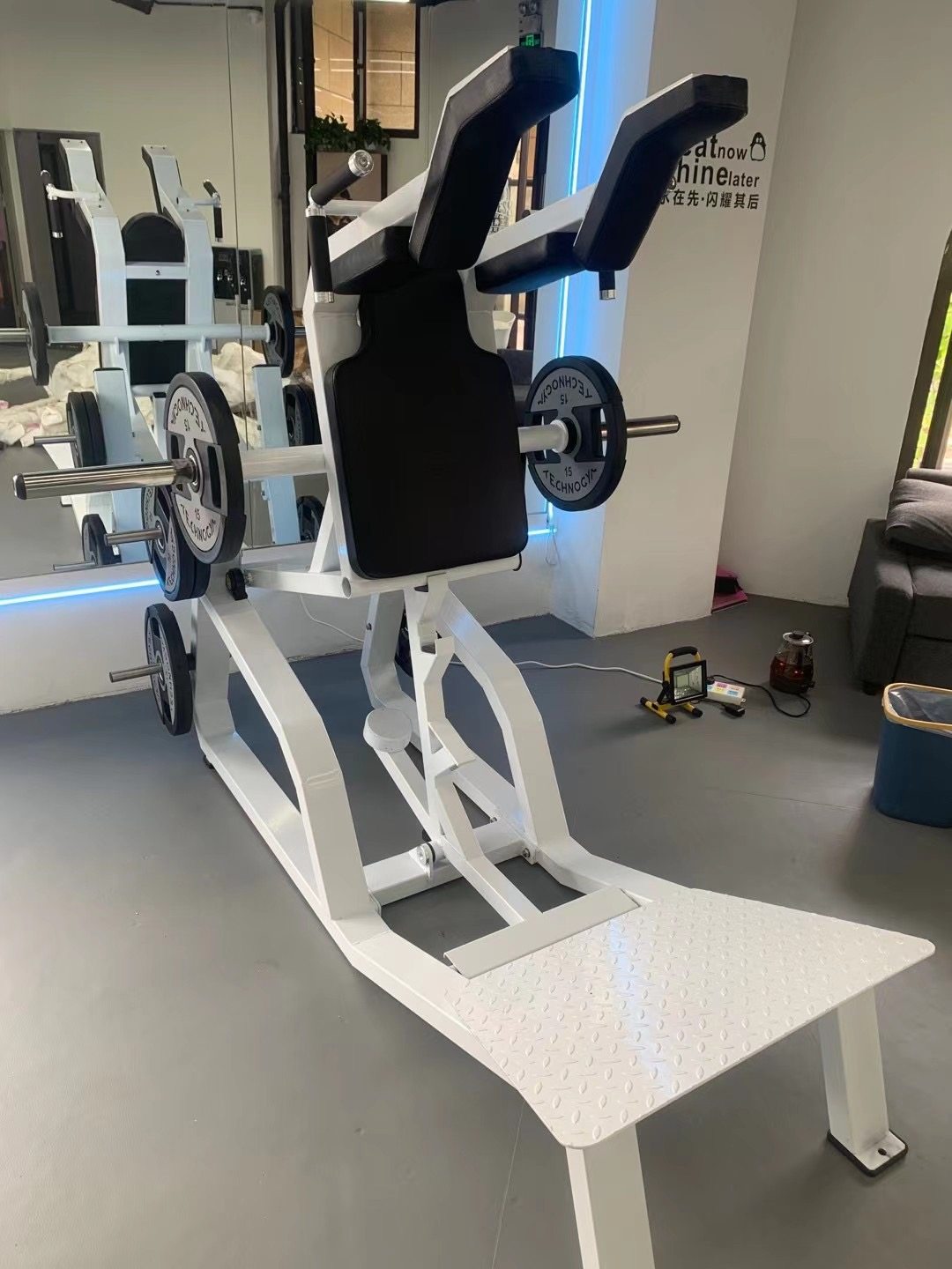 Haq Deep Squatting Machine Pedalling Machine Station Squatting Diagonal Pedaling Hip Department Leg Trainer Fitness Equipment Practice Leg Humvee Apparatus