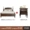 Nest Fun Mỹ đồ nội thất nước giường gỗ chủ Phòng ngủ đôi kết hôn tối giản retro giường 1,8 m 1,5 m - Giường giường gỗ mdf