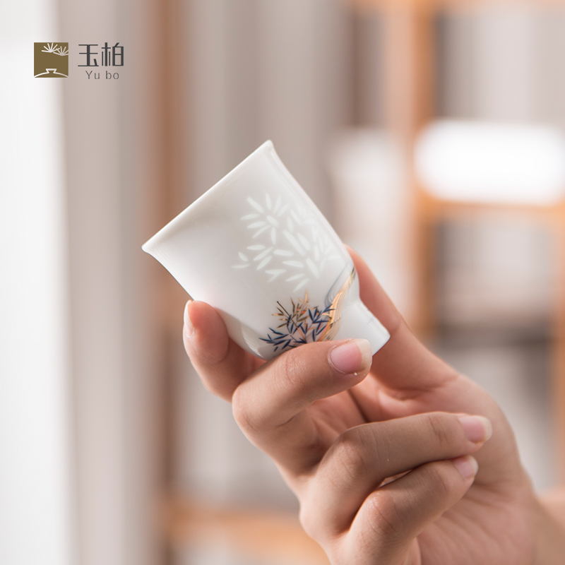 Jade BaiLingLong glaze color in wine wine 9 woolly heating jingdezhen porcelain wine wine handicraftsmen