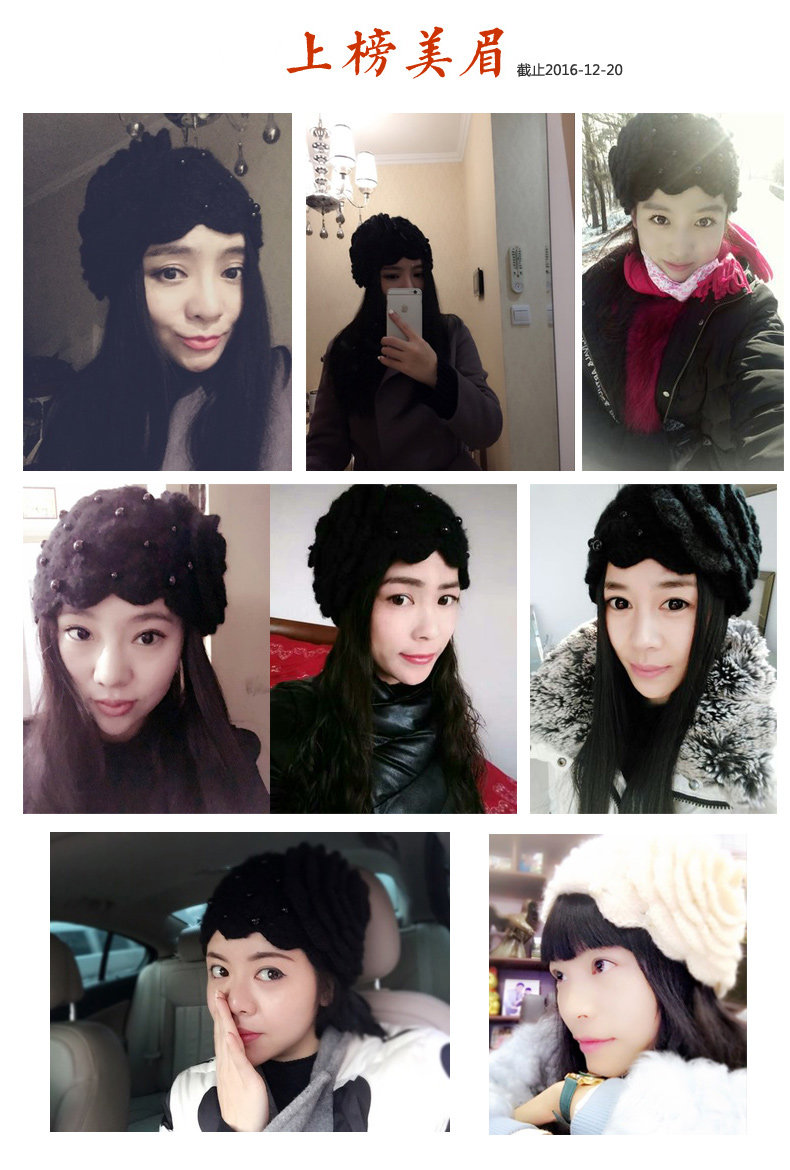 Chapeau pour femme en Mohair - Ref 3234197 Image 7