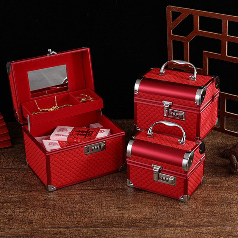 Dowry gift money box gift gold engagement betrothal gift proposal engagement gold box three gold engagement gift box jewelry box box 100,000 wedding