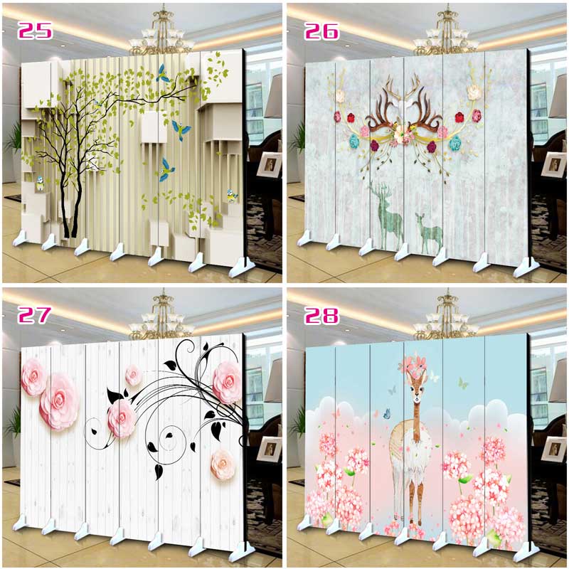 Phong cách châu Âu vách ngăn phòng khách thời trang đơn giản hiện đại vải hiên phòng ngủ đơn giản gấp màn hình di động - Màn hình / Cửa sổ vách gỗ ngăn phòng