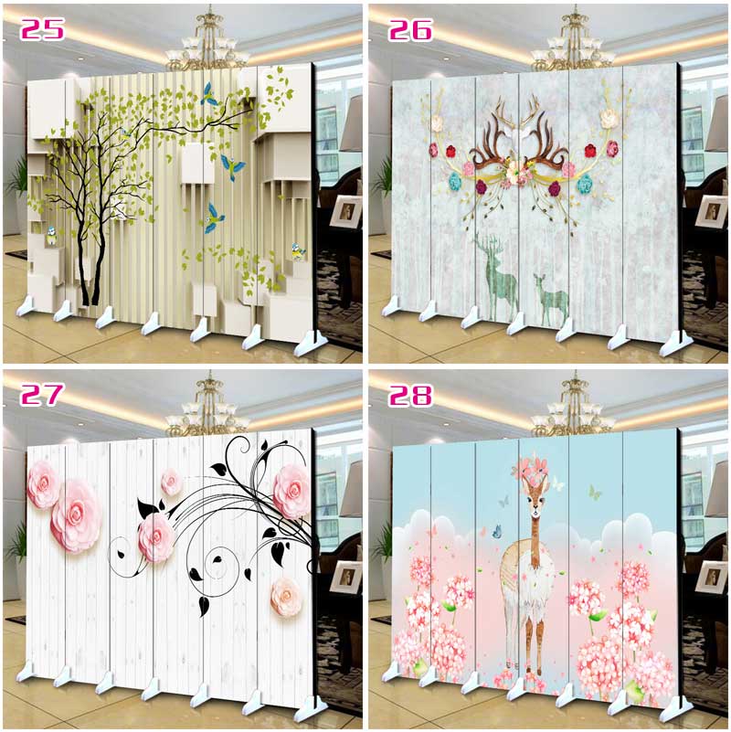 Hellokitty Phân vùng màn hình Hello Kitty thời trang phòng khách hiên nhà Phim hoạt hình trẻ em YY neo nền - Màn hình / Cửa sổ vach ngan phong khach va bep