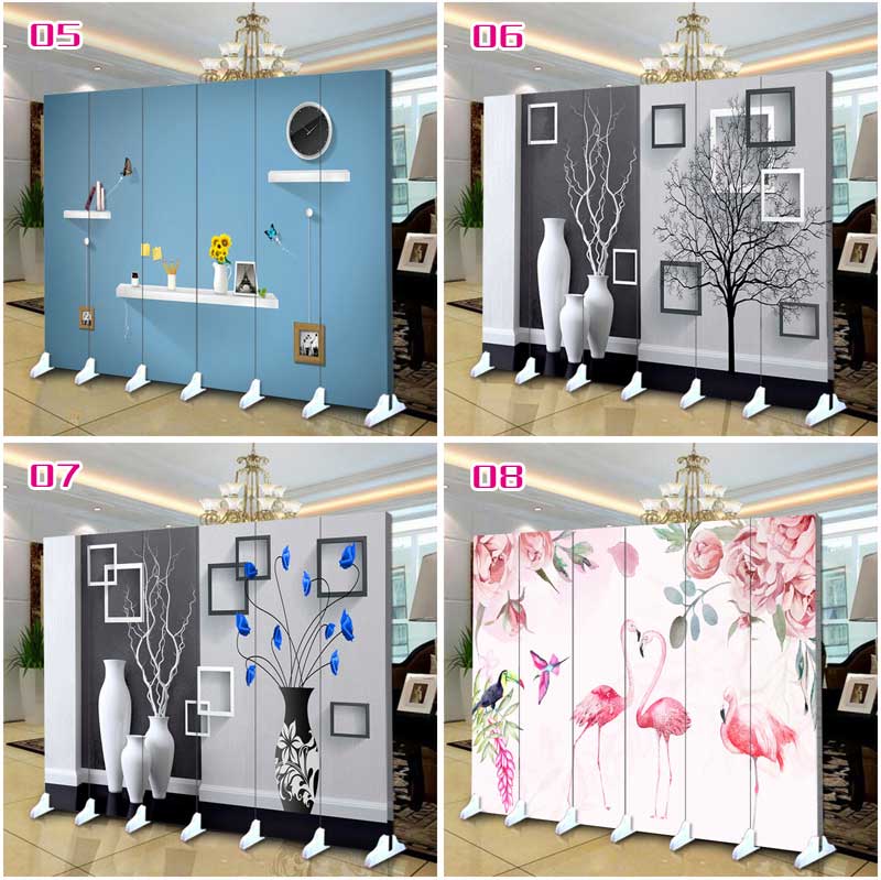 Phong cách châu Âu vách ngăn phòng khách thời trang đơn giản hiện đại vải hiên phòng ngủ đơn giản gấp màn hình di động - Màn hình / Cửa sổ vách gỗ ngăn phòng