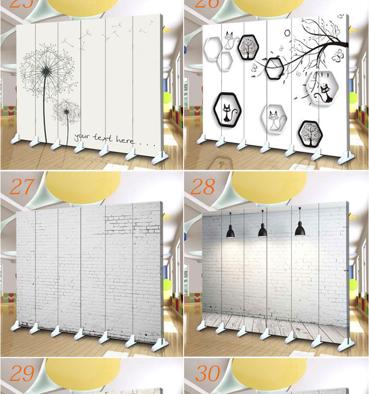 Phân vùng màn hình châu Âu Phong cảnh Địa Trung Hải đơn giản hiên hiện đại khách sạn phòng ngủ phòng khách di chuyển màn hình gấp - Màn hình / Cửa sổ khung cửa
