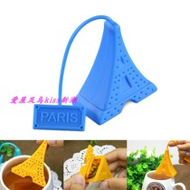 Eiffel Tower Silicone Tea Maker Creative Paris Tower Tea Filter Tea Leak Tea Ball Tea Filter Hot Sale