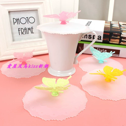 Креативная силиконовая крышка для стакана, герметическая пылезащитная крышка со стаканом с уплотнителем, чайная чашка