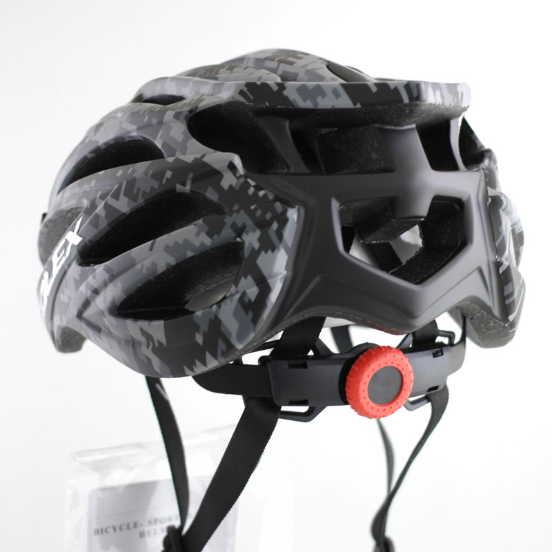 Black And White Camouflage Speed Skating Road Bike Riding Helmet
