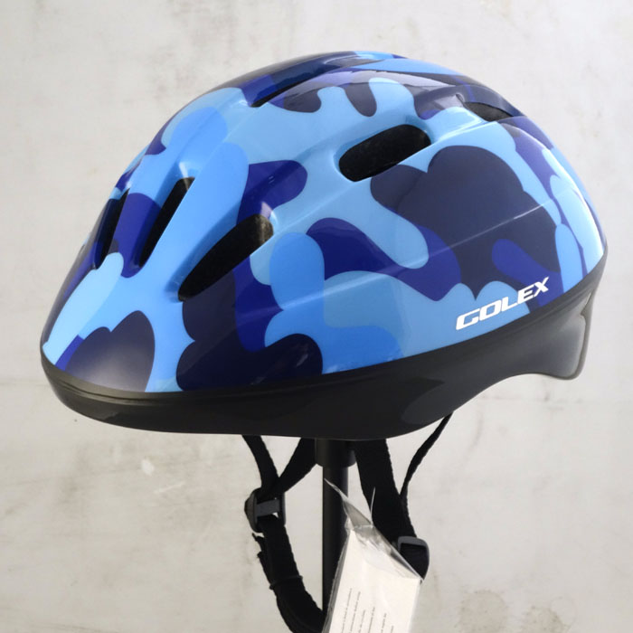 Foreign Trade Factory Direct Marketing GOLEX-V9-A Multicolor Children Dry Ice Skating Wheel Slip Bike Baby Carrier Riding Helmet