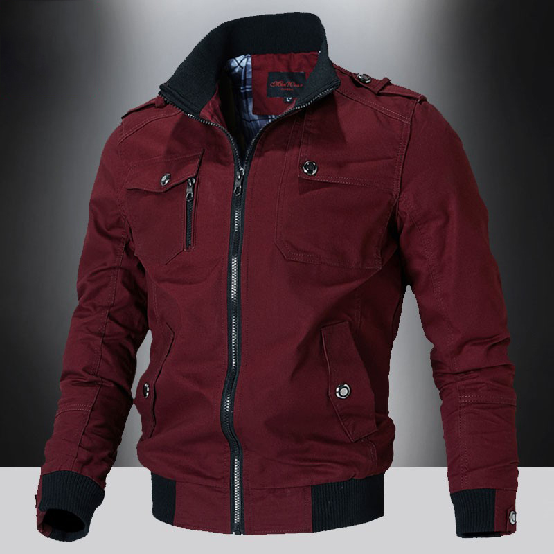 New Men's Stand-Up Collar Large Size Jacket, Autumn Youth Outdoor Slim-Fit Workwear Jacket, Cotton Top, Trendy and Versatile Casual Wear New Men's Stand-Up Collar Large Size Jacket, Autumn Youth Outdoor Slim-Fit Workwear Jacket, Cotton Top, Trendy and Versatile Casual Wear