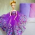 Màu sắc lưới thêu phụ kiện ren DIY xe Barbie váy trong vải handmade búp bê cưới