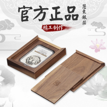 Old Money Zhuang Black Walnuts Full Solid Wood NGC Huaxia Royale Chinese Dragon Crowdsourced and Rated Coin single assembly collection protection box