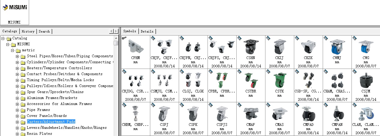 米思米MISUMI-2015-3D选型软件|solidworks标准件库