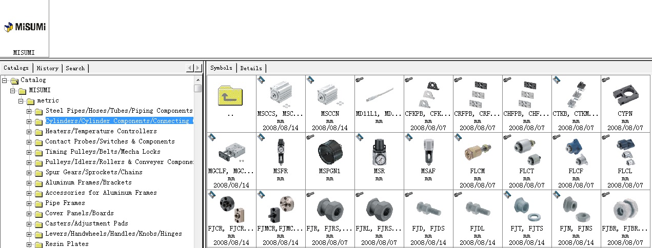 米思米MISUMI-2015-3D选型软件|solidworks标准件库