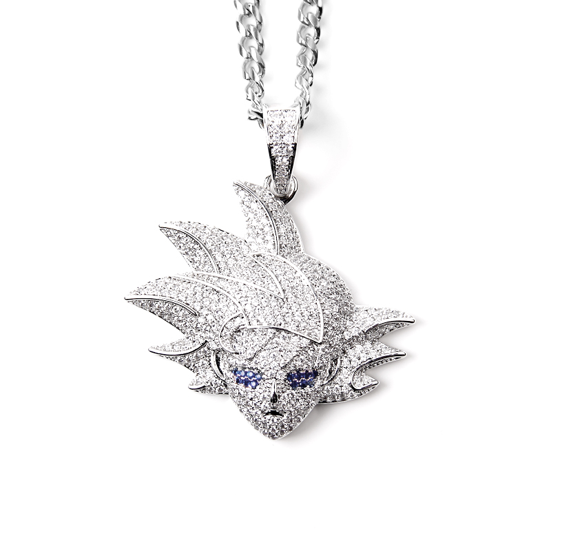 满钻七龙珠悟空项链毛衣链