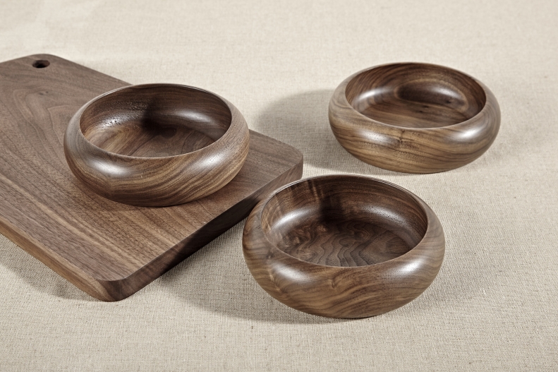 Hi walnut gỗ vòng tấm gỗ đồ lặt vặt khay lưu trữ khay lưu trữ trái cây sấy khô tấm bằng gỗ snack tấm đĩa gỗ