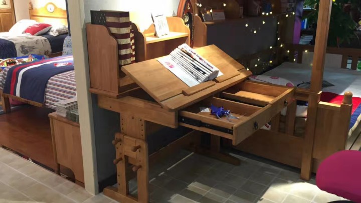 My ehome full solid wood BQ06 1 m lift desk