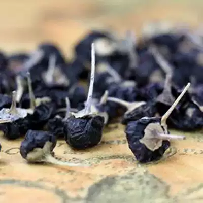 (Buy 1 get 1 get 1 total 500g) Xinjiang Tianshan Gobi Black wolfberry 250g black small wolfberry half a catty non-Qinghai